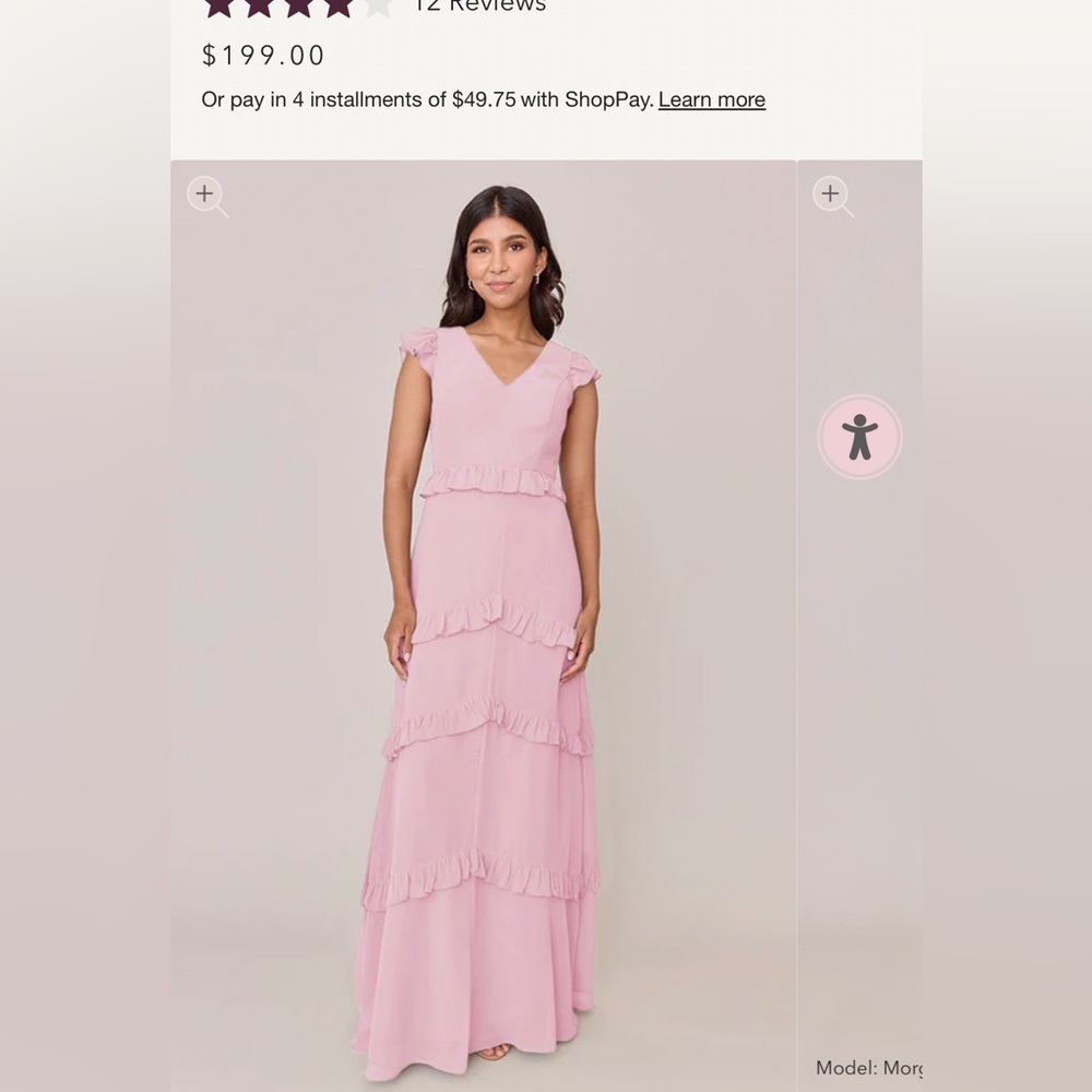 Revelry Amelia Chiffon Dress